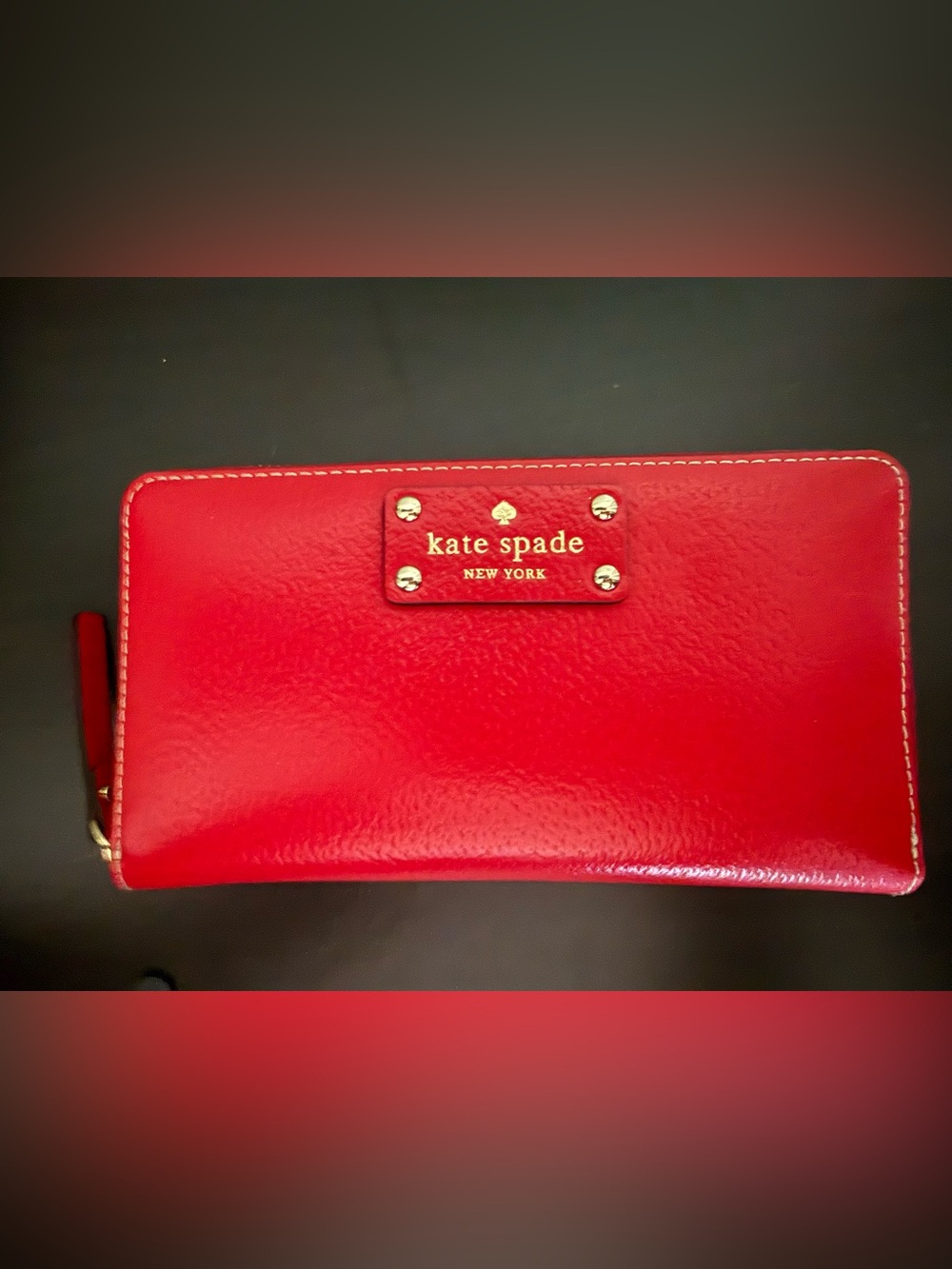 Kate Spade Red Leather Wallet